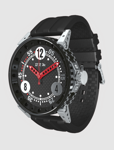 BRM Racing V17-48 Titanium and Red Replica Watch